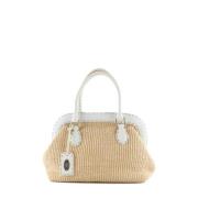 Pre-owned Leather fendi-bags Fendi Vintage , Beige , Dames