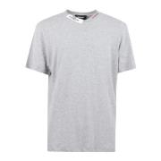 Casual Katoenen T-shirt voor Mannen Dsquared2 , Gray , Heren