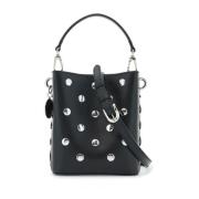 Studded Mini Bucket Bag Frayme Stella McCartney , Black , Dames