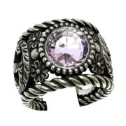 Pre-owned Silver rings Gucci Vintage , Gray , Dames