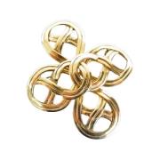 Pre-owned Metal chanel-jewelry Chanel Vintage , Yellow , Dames