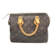 Pre-owned Canvas handbags Louis Vuitton Vintage , Brown , Dames