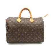 Pre-owned Canvas handbags Louis Vuitton Vintage , Brown , Dames