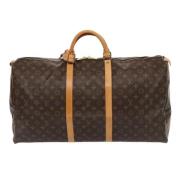 Pre-owned Canvas handbags Louis Vuitton Vintage , Brown , Dames