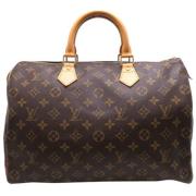 Pre-owned Canvas handbags Louis Vuitton Vintage , Brown , Dames