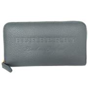 Pre-owned Leather wallets Burberry Vintage , Gray , Dames