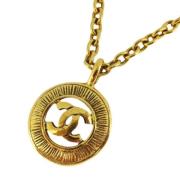 Pre-owned Metal chanel-jewelry Chanel Vintage , Yellow , Dames