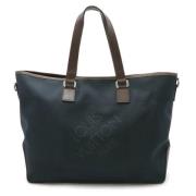 Pre-owned Canvas totes Louis Vuitton Vintage , Blue , Dames