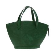 Pre-owned Leather louis-vuitton-bags Louis Vuitton Vintage , Green , D...