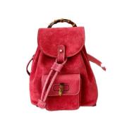 Pre-owned Leather gucci-bags Gucci Vintage , Red , Dames