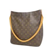 Pre-owned Canvas handbags Louis Vuitton Vintage , Brown , Dames