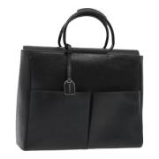 Pre-owned Leather handbags Gucci Vintage , Black , Dames