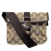 Pre-owned Canvas gucci-bags Gucci Vintage , Brown , Dames