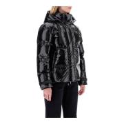 Glanzende Nylon Donsjas Woolrich , Black , Dames