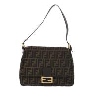 Pre-owned Canvas fendi-bags Fendi Vintage , Brown , Dames