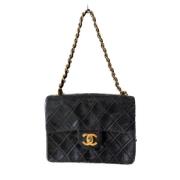 Pre-owned Metal chanel-bags Chanel Vintage , Black , Dames