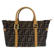 Pre-owned Canvas totes Fendi Vintage , Brown , Dames