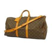 Pre-owned Canvas handbags Louis Vuitton Vintage , Brown , Dames