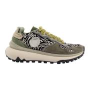 Zebra Print Casual Sneakers Satorisan , Multicolor , Dames