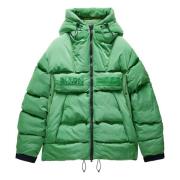 Groene Kelly Hyper Puffer Jas Napapijri , Green , Heren