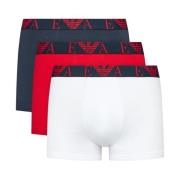 Multicolor Katoenen Stretch Boxershorts Emporio Armani , Multicolor , ...