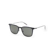 Mb0354S 001 Sunglasses Montblanc , Black , Heren