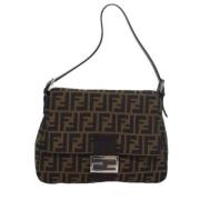 Pre-owned Canvas fendi-bags Fendi Vintage , Brown , Dames