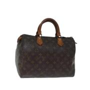 Pre-owned Canvas louis-vuitton-bags Louis Vuitton Vintage , Brown , Da...