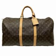 Pre-owned Canvas handbags Louis Vuitton Vintage , Brown , Dames