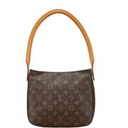 Pre-owned Leather handbags Louis Vuitton Vintage , Brown , Dames