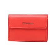 Pre-owned Leather wallets Balenciaga Vintage , Orange , Dames