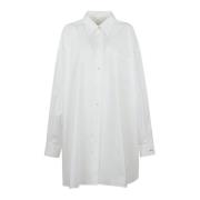 Casual Katoenen Overhemd voor Mannen Maison Margiela , White , Dames