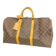 Pre-owned Canvas handbags Louis Vuitton Vintage , Brown , Dames