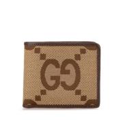 Pre-owned Canvas wallets Gucci Vintage , Beige , Dames