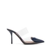 Blauwe Patentleren Stiletto Sandalen Alaïa , Blue , Dames