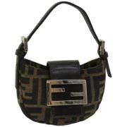 Pre-owned Canvas fendi-bags Fendi Vintage , Brown , Dames