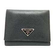 Pre-owned Fabric wallets Prada Vintage , Black , Dames