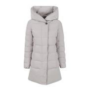 Beige Puffy Prescott Parka Jas Woolrich , Beige , Dames