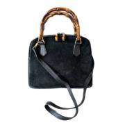 Pre-owned Leather gucci-bags Gucci Vintage , Black , Dames