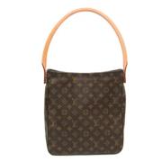 Pre-owned Canvas handbags Louis Vuitton Vintage , Brown , Dames