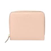 Pre-owned Leather wallets Fendi Vintage , Pink , Dames