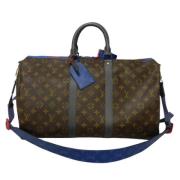 Pre-owned Canvas handbags Louis Vuitton Vintage , Brown , Dames