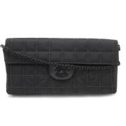 Pre-owned Canvas chanel-bags Chanel Vintage , Black , Dames