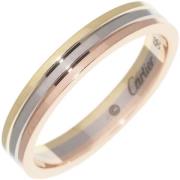 Pre-owned Metal rings Cartier Vintage , Yellow , Dames