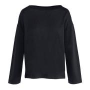 Tijdloze longsleeve T-shirt Hést , Black , Dames