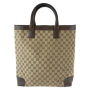 Pre-owned Canvas gucci-bags Gucci Vintage , Brown , Dames