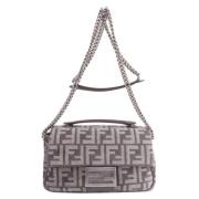 Pre-owned Fabric fendi-bags Fendi Vintage , Gray , Dames