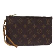 Pre-owned Canvas pouches Louis Vuitton Vintage , Brown , Dames