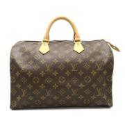 Pre-owned Canvas handbags Louis Vuitton Vintage , Brown , Dames