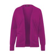 Gebreid Vest met Strick Detail Frank Walder , Pink , Dames